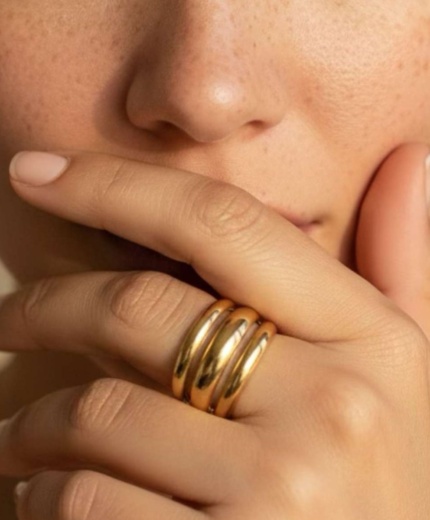 Luna Triple Band Ring