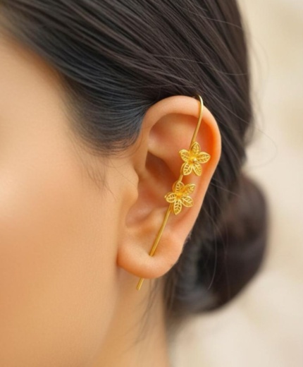 Golden plated Ear cuff