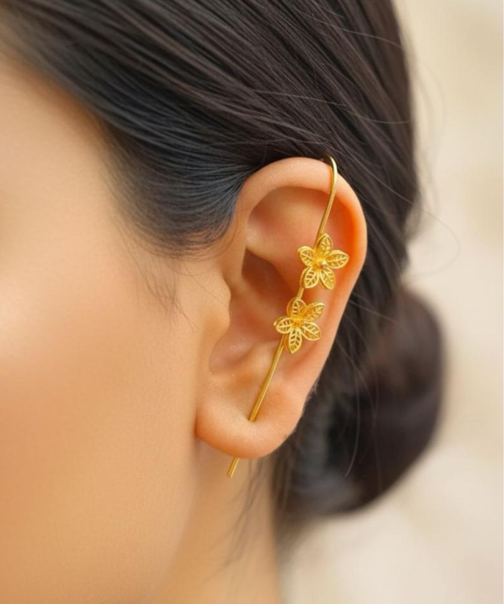 Golden plated Ear cuff