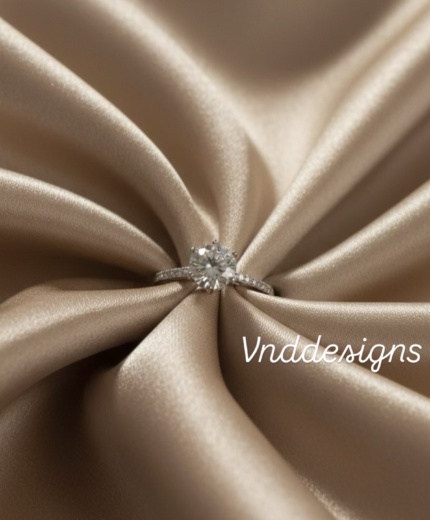 Eterna Solitaire Crystal Ring