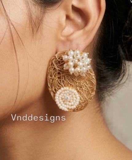 Pearl Weave Artistic Studs